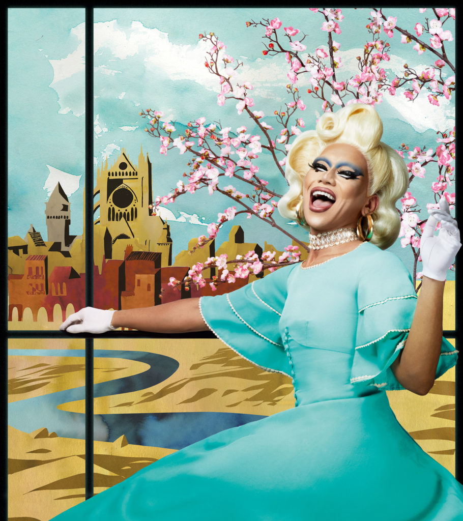 Calypso Overkill pour l'affiche du festival Rainbow Weeks Metz 2019 - Jean Ranobrac