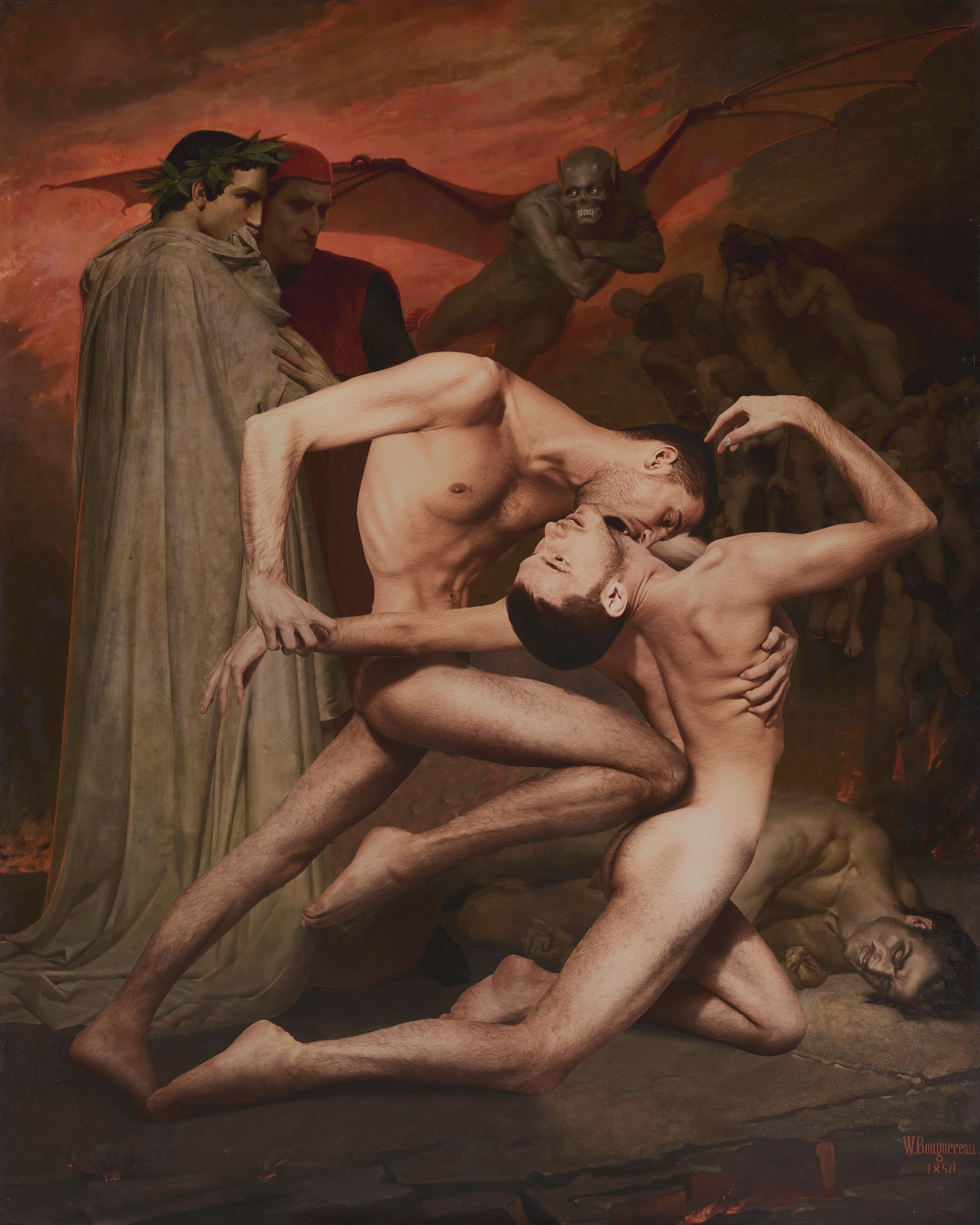 5 Dante And Virgile William Bouguereau 1850 Matthieu